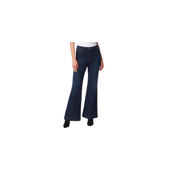 NWT Jessica Simpson Womens True Love Solid Denim Wide Leg Jeans 31 - Picture 1 of 7